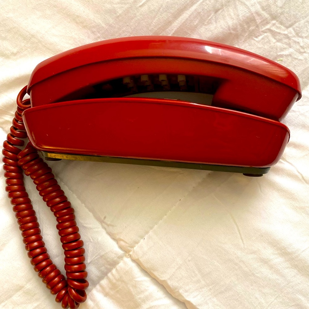 Vintage Red Princess Phone